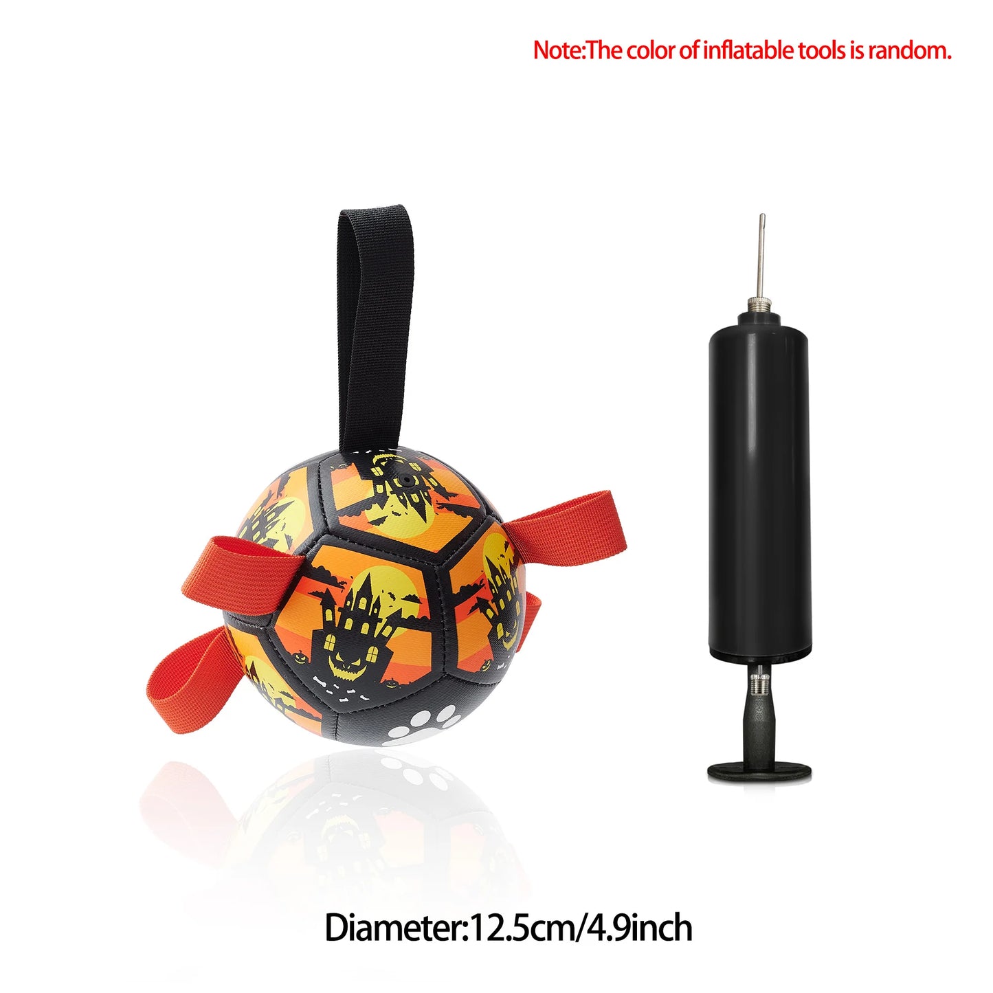 Dog Toys Soccer Ball with Straps Interactive Dog Toy for Tug of War Puppy Pet Toys for Large Dogs Chihuahua Dog Accessories